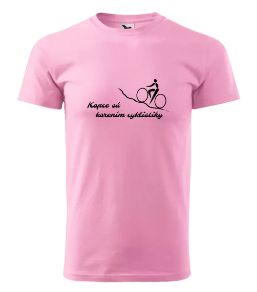 Pánske tričko Kopce sú korením cyklistiky