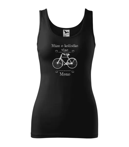 Dámske tielko Mám o koliečko viac s menom