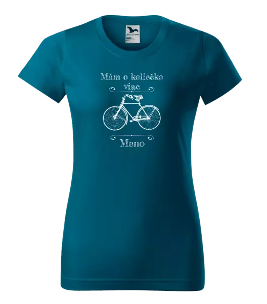 Dámske tričko Mám o koliečko viac s menom