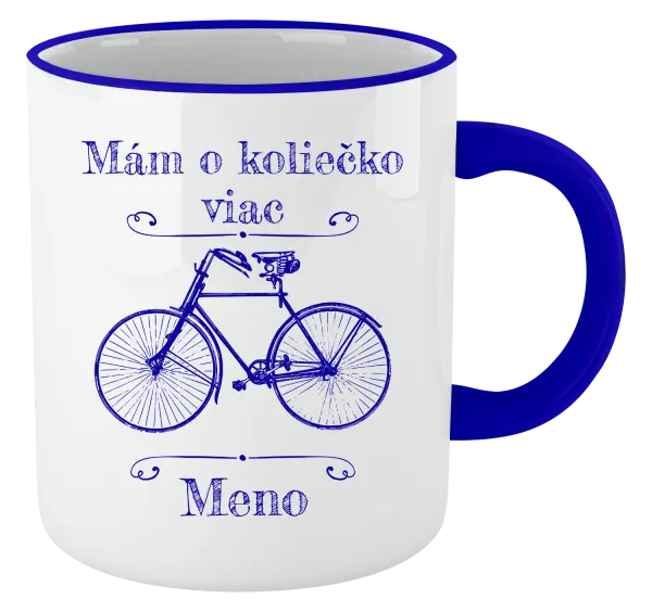 Hrnček Mám o koliečko viac s menom