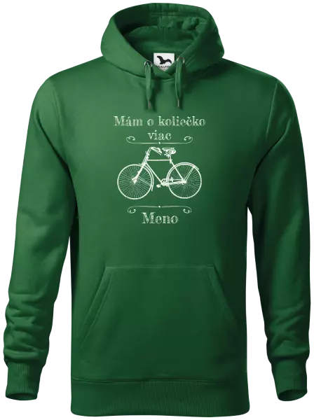 Pánska mikina Mám o koliečko viac s menom
