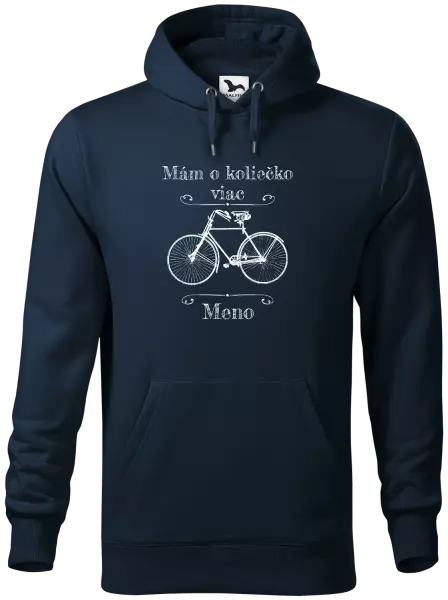 Pánska mikina Mám o koliečko viac s menom