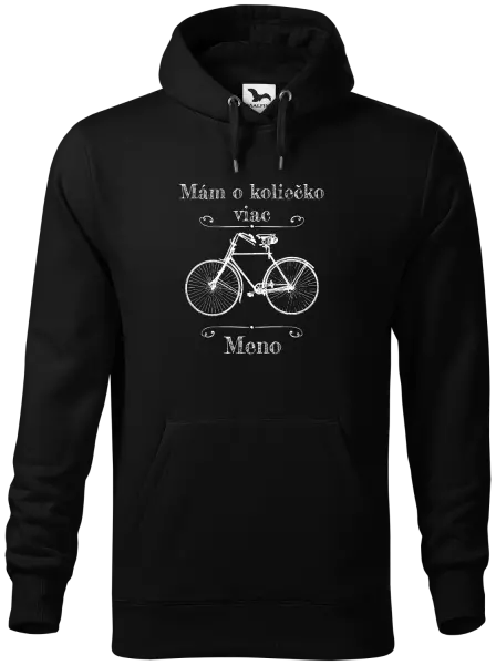 Pánska mikina Mám o koliečko viac s menom