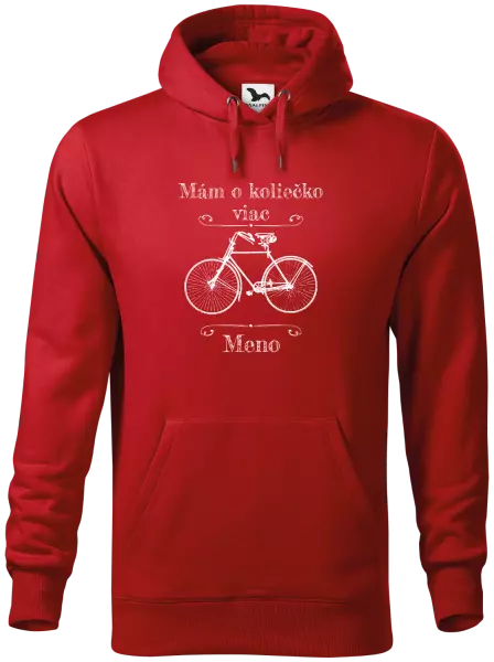 Pánska mikina Mám o koliečko viac s menom