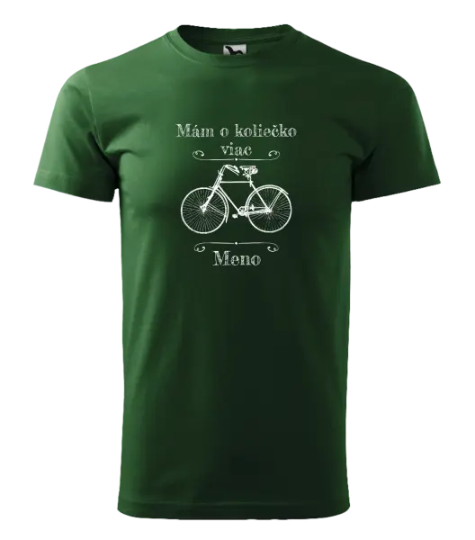 Pánske tričko Mám o koliečko viac s menom