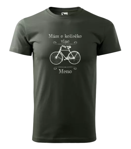 Pánske tričko Mám o koliečko viac s menom