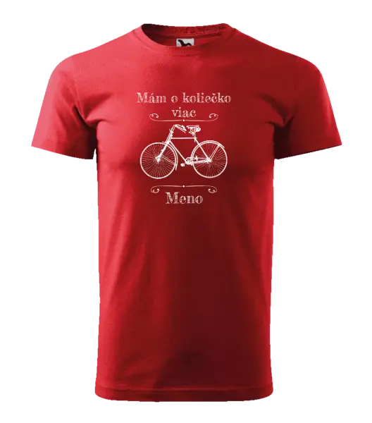 Pánske tričko Mám o koliečko viac s menom