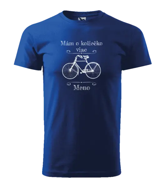 Pánske tričko Mám o koliečko viac s menom