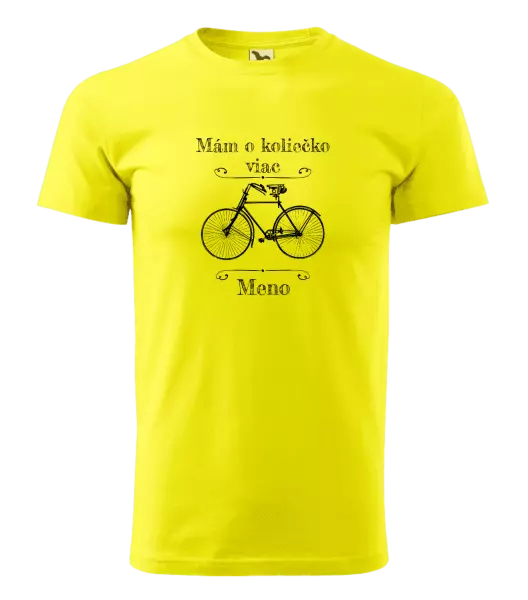 Pánske tričko Mám o koliečko viac s menom