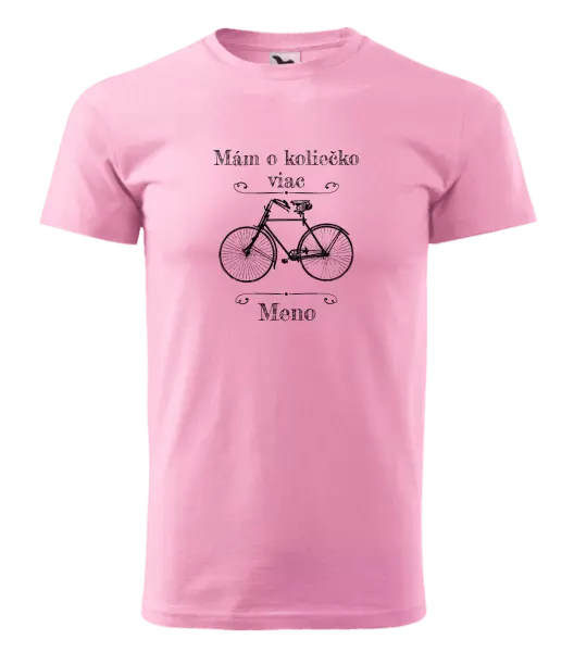 Pánske tričko Mám o koliečko viac s menom