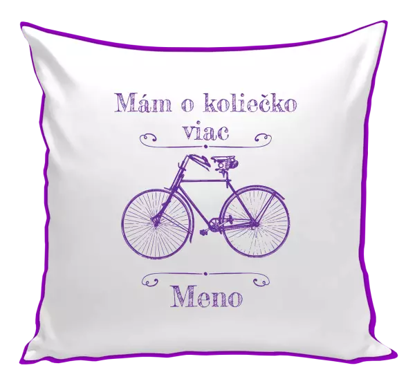 Vankúš Mám o koliečko viac s menom