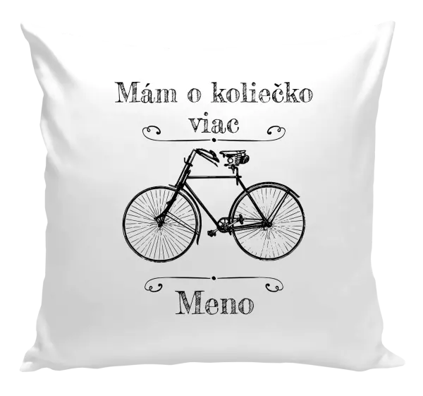 Vankúš Mám o koliečko viac s menom