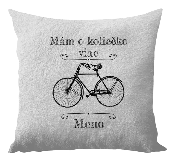 Vankúš Mám o koliečko viac s menom