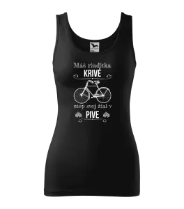 Dámske tielko Máš riaditka krivé, utop svoj žiaľ v pive