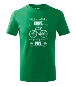 Detské tričko Máš riaditka krivé, utop svoj žiaľ v pive