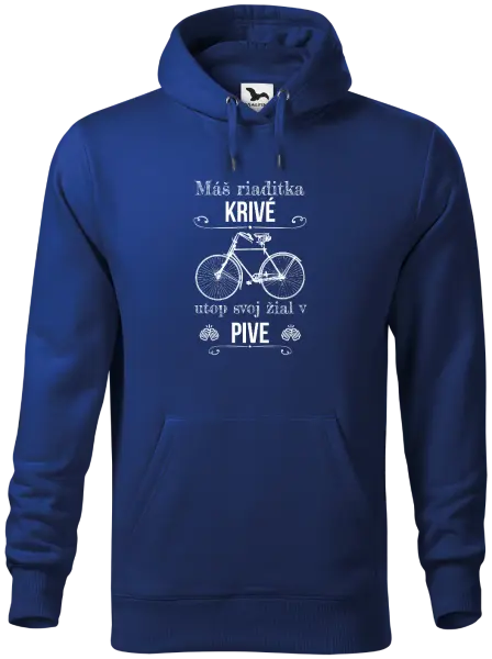 Pánska mikina Máš riaditka krivé, utop svoj žiaľ v pive