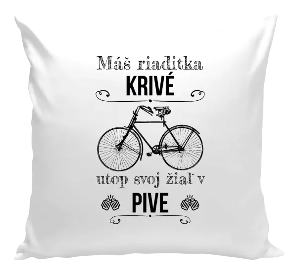 Vankúš Máš riaditka krivé, utop svoj žiaľ v pive