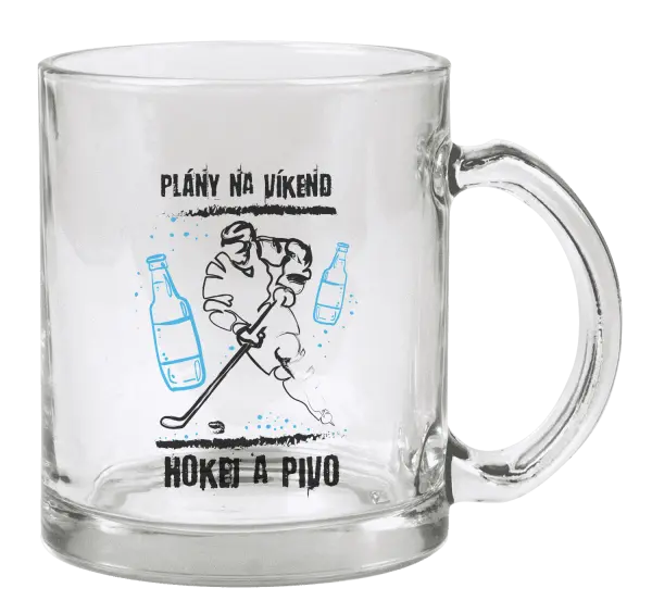 Hrnček Plány na víkend - hokej a pivo