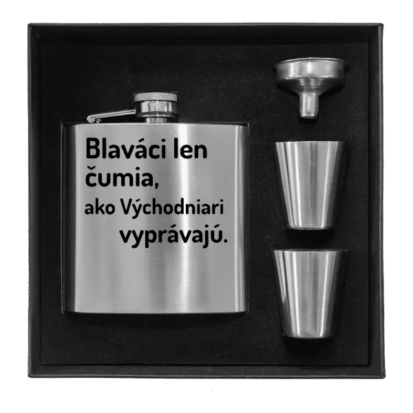 Ploskačka v krabičke Blaváci len čumia, ako Východniari vyprávajú.