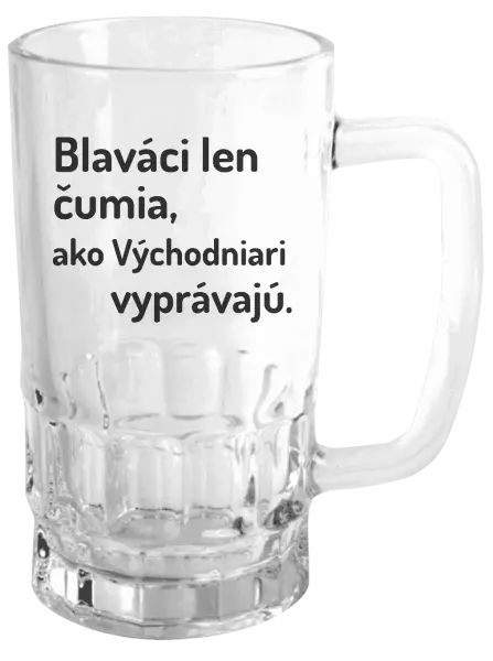 Polliter Blaváci len čumia, ako Východniari vyprávajú.