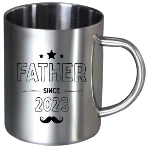 Nerezový hrnček Father since