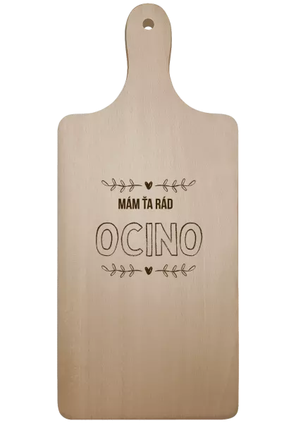 Doštička Mám ťa rád ocino