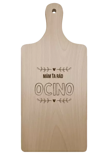 Doštička Mám ťa rád ocino