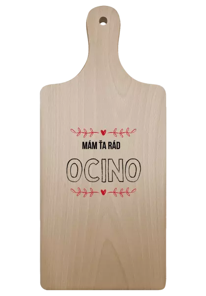Doštička Mám ťa rád ocino