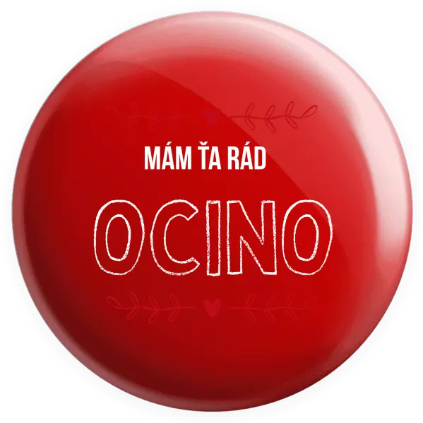 Placka Mám ťa rád ocino