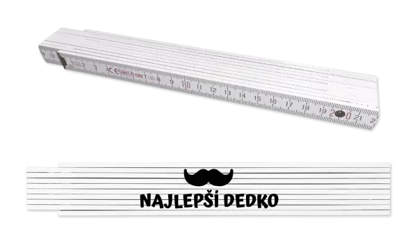 Skladací meter Najlepší dedko