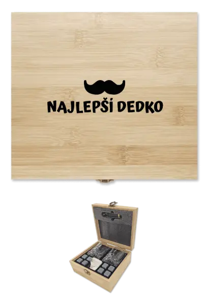 Whisky sada v krabici Najlepší dedko
