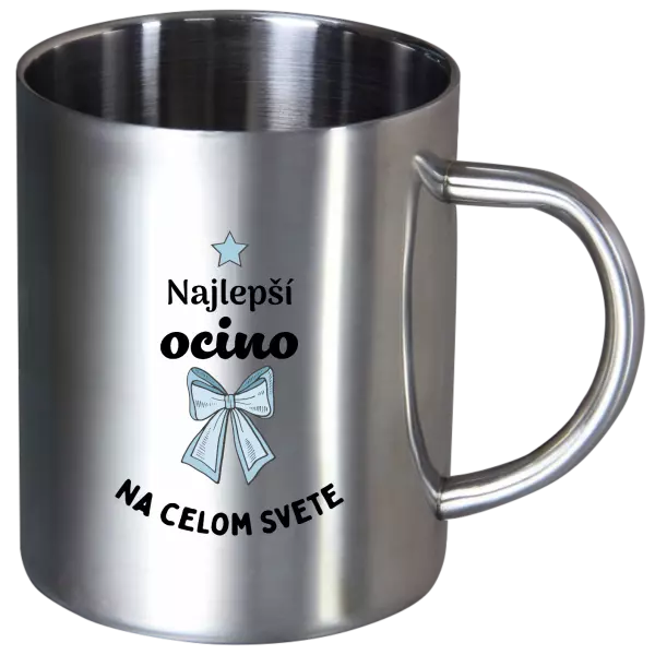 Nerezový hrnček Najlepší ocino na celom svete