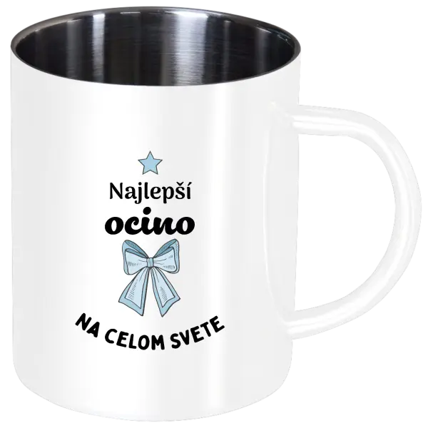 Nerezový hrnček Najlepší ocino na celom svete