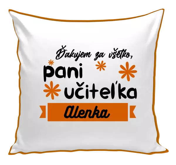 Vankúš Děkuji za vše paní učitelko