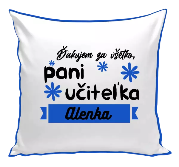 Vankúš Děkuji za vše paní učitelko