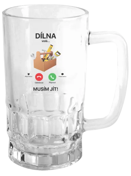 Půllitr Dílna volá... musím jít!