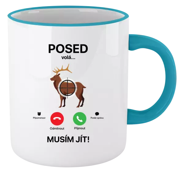Hrnek Posed volá... musím jít!