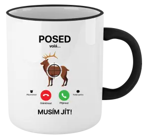 Hrnek Posed volá... musím jít!