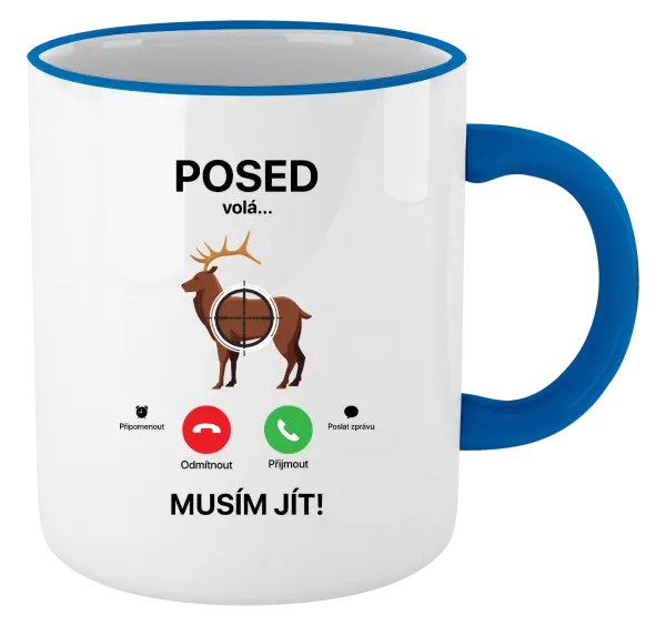 Hrnek Posed volá... musím jít!