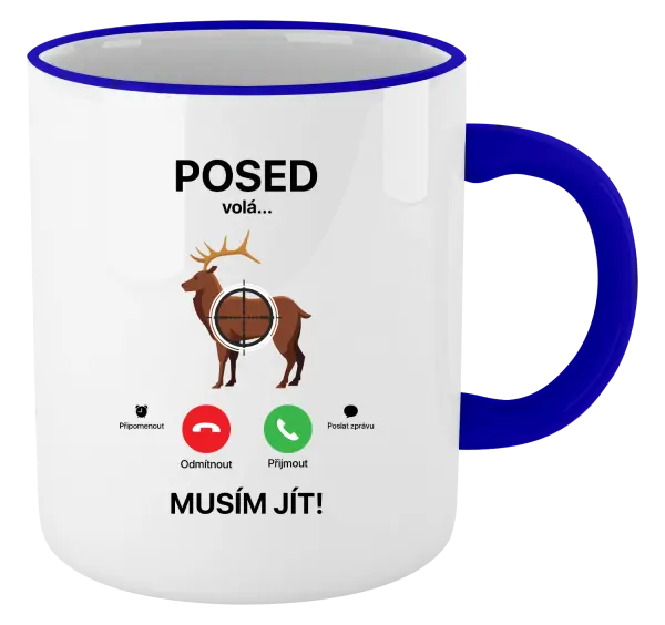 Hrnek Posed volá... musím jít!