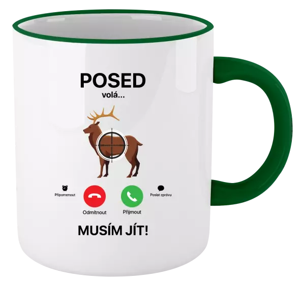 Hrnek Posed volá... musím jít!