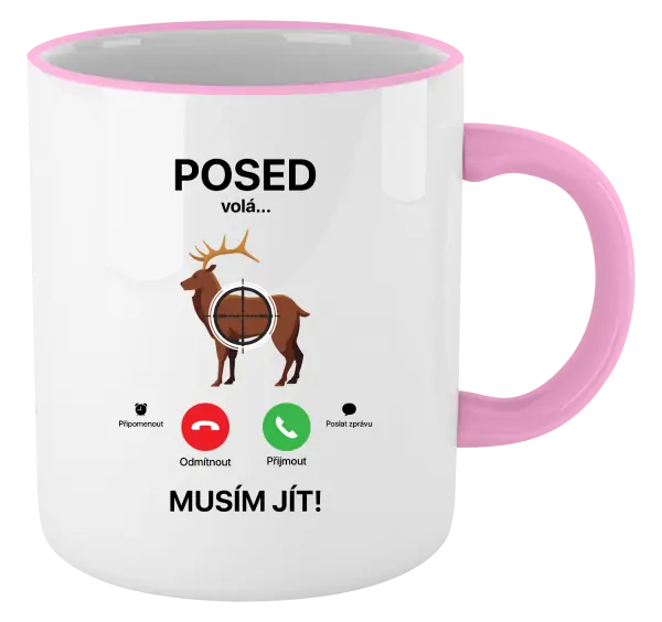 Hrnek Posed volá... musím jít!