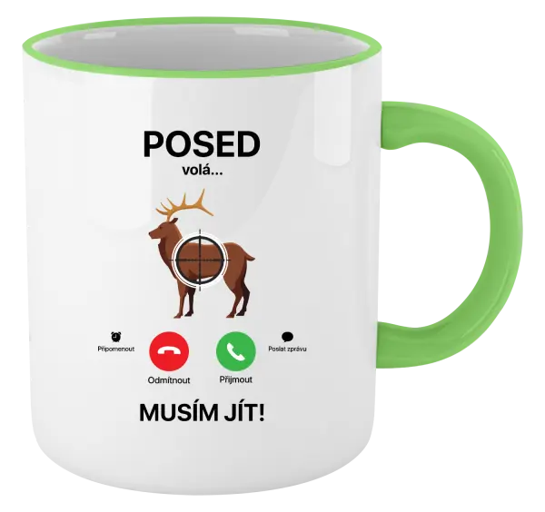 Hrnek Posed volá... musím jít!