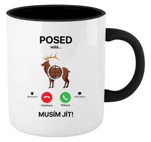 Hrnek Posed volá... musím jít!