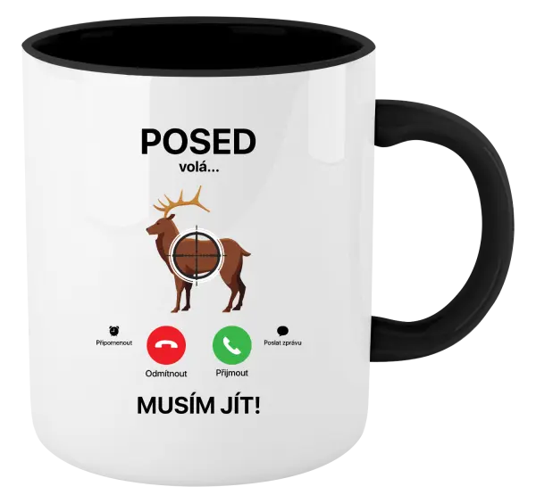 Hrnek Posed volá... musím jít!