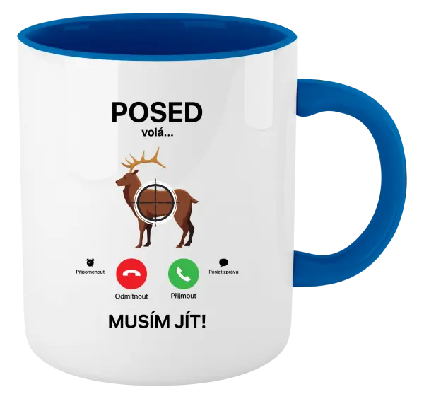 Hrnek Posed volá... musím jít!