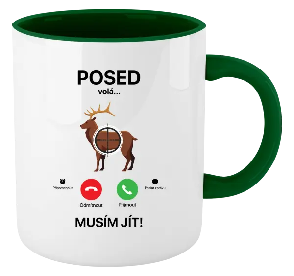 Hrnek Posed volá... musím jít!