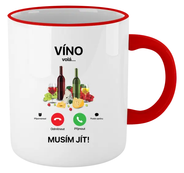 Hrnek Víno volá... musím jít!