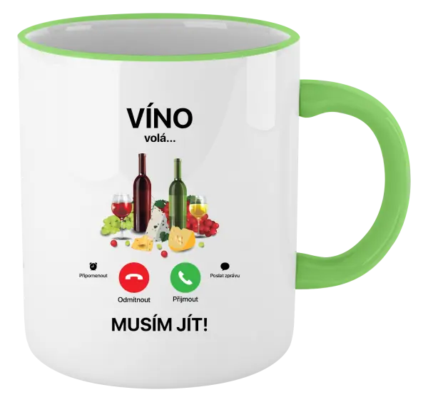 Hrnek Víno volá... musím jít!