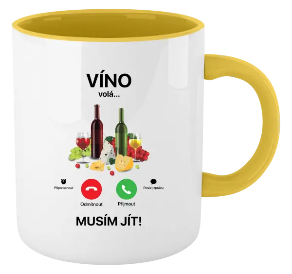 Hrnek Víno volá... musím jít!